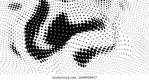 Textura de gradiente de ruído de meio-tom antigo. Grunge manchas sujas e fundo de manchas. Branco e preto desbotado areia grão papel de parede moderno