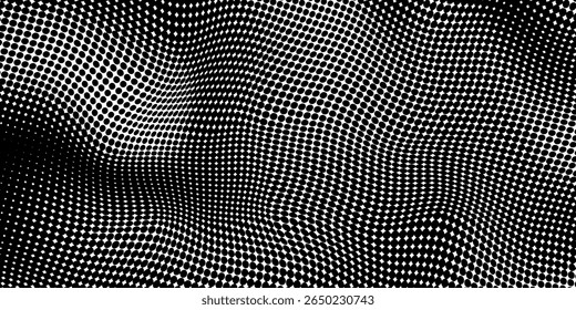 Textura de gradiente de ruído de meio-tom antigo. Grunge manchas sujas e fundo de manchas. Branco e preto desbotado areia grão papel de parede vetor
