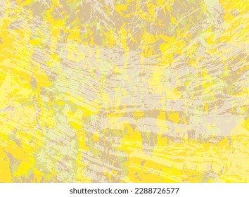 Fondo de las manchas de pintura de mayor edad. Papel pintado de color gris con textura desordenada. Patrón de arte rayado. Plato de pintura sucia. Diseño material. Lienzo de grano de cemento. Fondo de póster acuático.