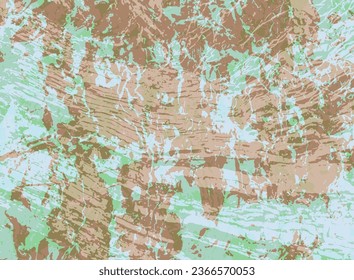 Aged paint spots background. Rough texture colored vintage wallpaper. Retro art pattern. Dirty paint splatter effect. Graffiti paint splashes. Sketch grainy canvas. Watercolor dye backdrop.