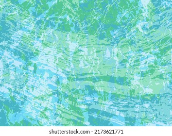 Aged panitbrush smears background. Rough texture colored vintage wallpaper. Scratch art pattern. Dirty paint spots. Paint spray blots. Aged artwork canvas. Rectangle banner template.