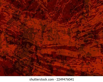 Aged panitbrush smears background. Rough texture colored vintage wallpaper. Retro art pattern. Dirty paint splatter effect. Graffiti paint splashes. Sketch grainy canvas. Billboard backgrond texture.