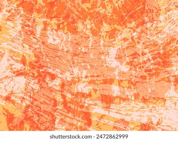 Envejecido pincel frota el fondo. Fondo de pantalla vintage de color textura áspera. Patrón de arte retro. Salpicaduras de pintura sucia. Viejas manchas de pintura. Dibuja un lienzo granulado. Fondo de tinte de acuarela.