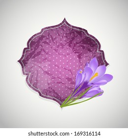 Aged Paper Label Vector Illustration