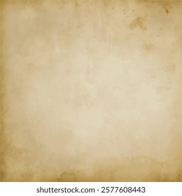 Aged Parchment Paper Watercolor Texture Background