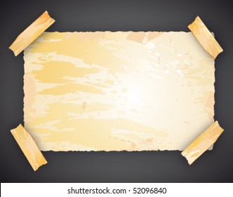 Aged Realistic Piece of Paper With Space for text