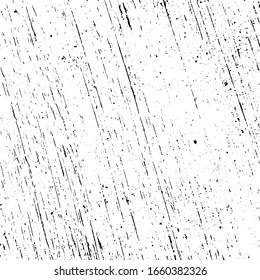 Agerer Spitzmaulwurf krümmelt die Wand. Wetterdriftes, alterndes Design-Element. Stress Graugraue Overlay-Textur. brüchiger, undurchsichtiger Hintergrund. Schmutziges Pulver raue leere Abdeckvorlage. EPS10-Vektorillustration.