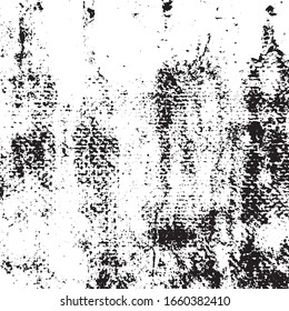 Aged splatter crumb wall backdrop. Distressed spray grainy overlay texture. Grunge dust messy background. Dirty powder rough empty cover template. Weathered drips aging design element. EPS10 vector.