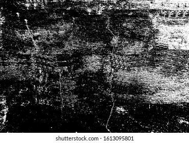 Aged stone wall texture. Grainy messy overlay of empty, aging, scratched wall. Grunge rough dirty background. Vector Illustration. Black isolated on white background. EPS10.