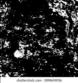 Aged tree bark with many cracked elements on. Design element.  Vector illustration. 