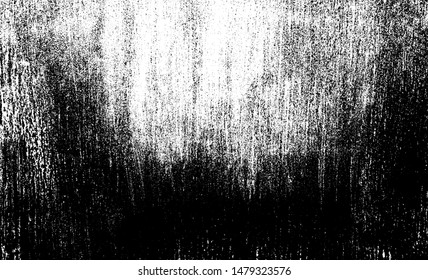 Aged wall texture. Grainy messy overlay of empty, aging, scratched wall. Grunge rough dirty background. Vector Illustration. Black isolated on white background. EPS10.