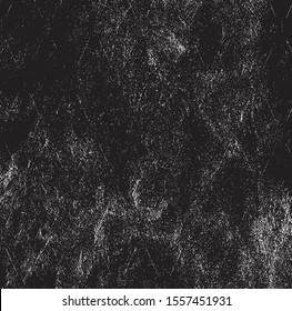 Aged wall texture. Grainy messy overlay of empty, aging, scratched wall. Grunge rough dirty background. Vector Illustration. Black isolated on white background. EPS10.