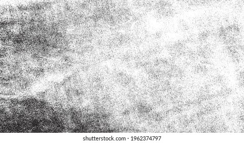 Aged wall texture. Grainy messy overlay of empty, aging, scratched wall. Grunge rough dirty background. Vector Illustration. Black isolated on white background. EPS10.