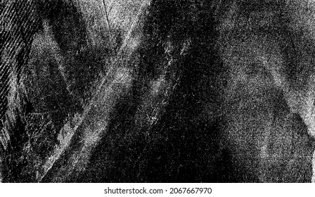 Aged wall texture. Grainy messy overlay of empty, aging, scratched wall. Grunge rough dirty background. Vector Illustration. Black isolated on white background. EPS10.