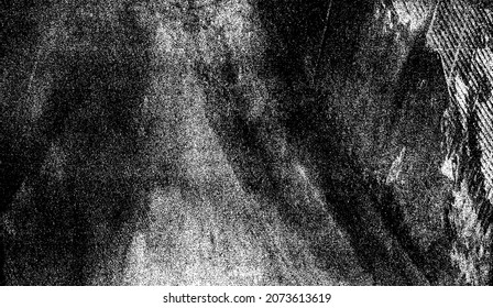 Aged wall texture. Grainy messy overlay of empty, aging, scratched wall. Grunge rough dirty background. Vector Illustration. Black isolated on white background. EPS10.