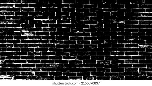 Textura de pared de edad. Grave y desordenada superposición de una pared vacía, envejecida y raspada. Agarra un fondo sucio y áspero. Ilustración vectorial. Negro aislado sobre fondo blanco. EPS10.