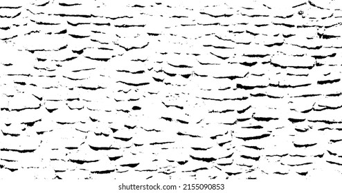 Aged wall texture. Grainy messy overlay of empty, aging, scratched wall. Grunge rough dirty background. Vector Illustration. Black isolated on white background. EPS10.
