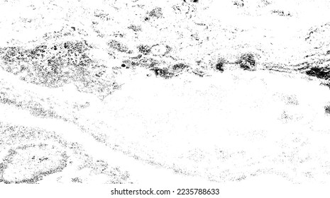 Aged wall texture. Grainy messy overlay of empty, aging, scratched wall. Grunge rough dirty background. Vector Illustration. Black isolated on white background. EPS10.
