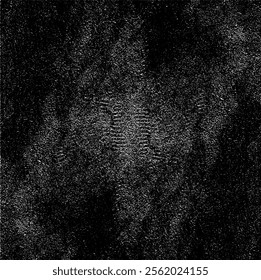 Aged wall texture. Grainy messy overlay of empty, aging, scratched wall. Grunge rough dirty background. Vector Illustration. Black isolated on white background. EPS10.