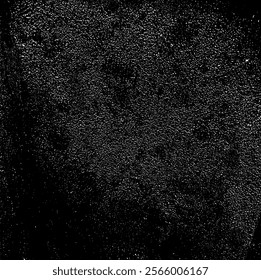 Aged wall texture. Grainy messy overlay of empty, aging, scratched wall. Grunge rough dirty background. Vector Illustration. Black isolated on white background. EPS10.