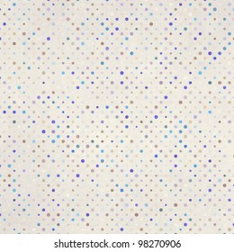 Aged and worn paper with polka dots. And also includes EPS 8 vector