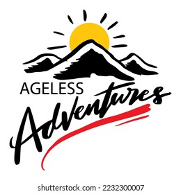 Ageless Adventure Logo Design.