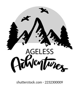 Ageless Adventure Logo Design.