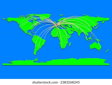 Agen, France map - Concept map for Agen, France on World map. Suitable for export concepts. File is suitable for digital editing and prints of all sizes.