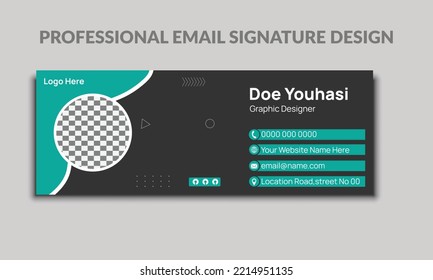 Agency Brand Email Signature Design Template