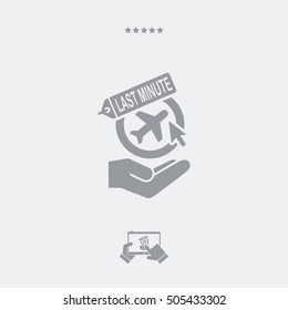 Agency services - "Last minute" link icon