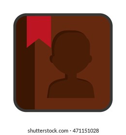 agend directory app isolated icon vector illustration design