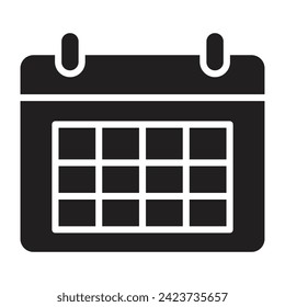 Agenda Flat Icon. Vektorgrafik.