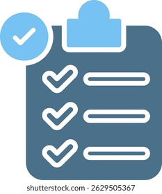 Agenda Glyph Two Colour Icon