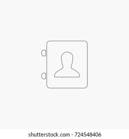 Agenda icon design