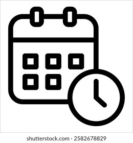 Agenda Icon Element For Design