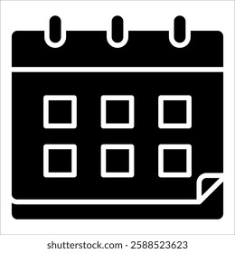 Agenda Icon Element For Design