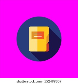 agenda icon flat design