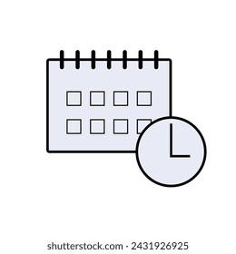 Agenda Icon. Plan, Program. Activity Reminder Symbol.