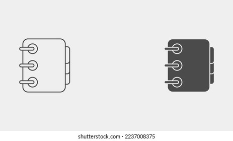 Agenda icon sign vector,Symbol, logo illustration for web and mobile