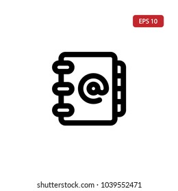 agenda icon vector