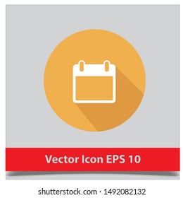 agenda icon Vector EPS 10 design template 