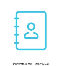 Agenda icon vector. Notes icon