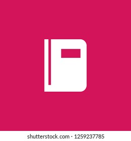 agenda icon vector. agenda sign on pink background. agenda icon for web and app