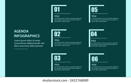 Design der Infografik-Vorlage