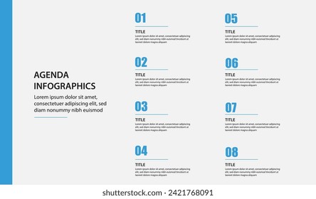 Design der Infografik-Vorlage