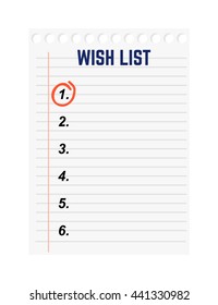 Agenda list icon vector illustration