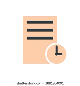 icono plano vectorial de agenda