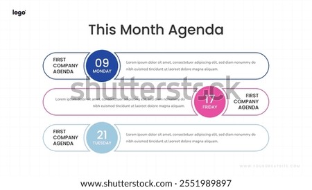 Agenda and Table of Content Template Slides