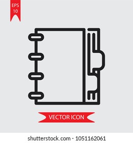 Agenda vector icon 