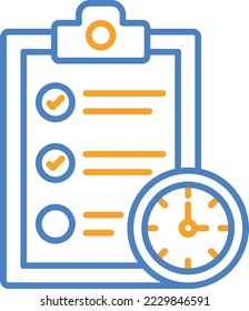 Icono del vector de agenda. Se puede usar para imprimir, móviles y aplicaciones web.